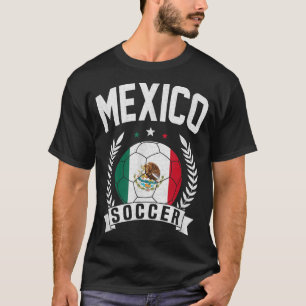 T-shirt Équipe Mexique de soutien au football Jersey Drape