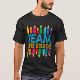 T-shirt Équipe Mignonne 5E Classe Enseignant Enfants Retou