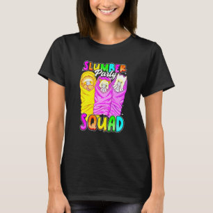 T-shirt Équipe mignonne de soirée pyjama filles soirée pyj