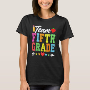 T-shirt Équipe mignonne Professeurs de cinquième année Élè