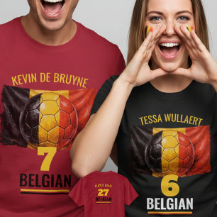 T-shirt Équipe nationale de football de Belgique Patrimoin