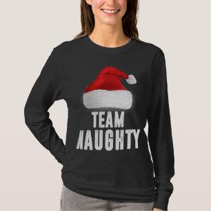 T-shirt Équipe Naughty Funny Noël Pyjama Famille Matchin