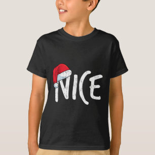 T-shirt Équipe Naughty Nice Funny Correspondant Couples de