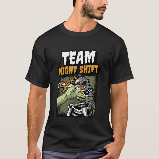 T-shirt Équipe Night Shift (Devant)