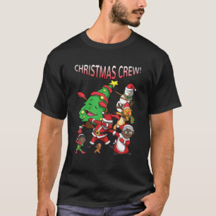 T-shirt Équipe noire de Noël afro-américaine du Père N
