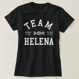 T-shirt Équipe noire orpheline Helena