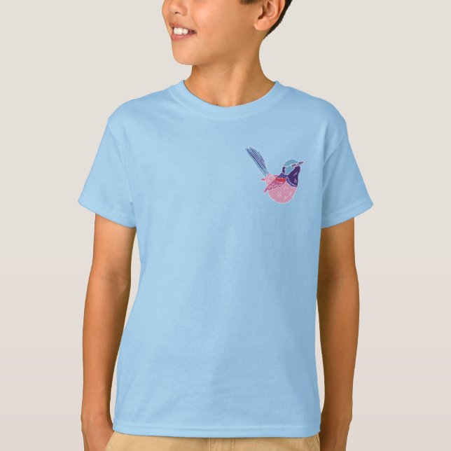 T-shirt Équipe NuBurd Tee Jeunesse - Bleu (Devant)