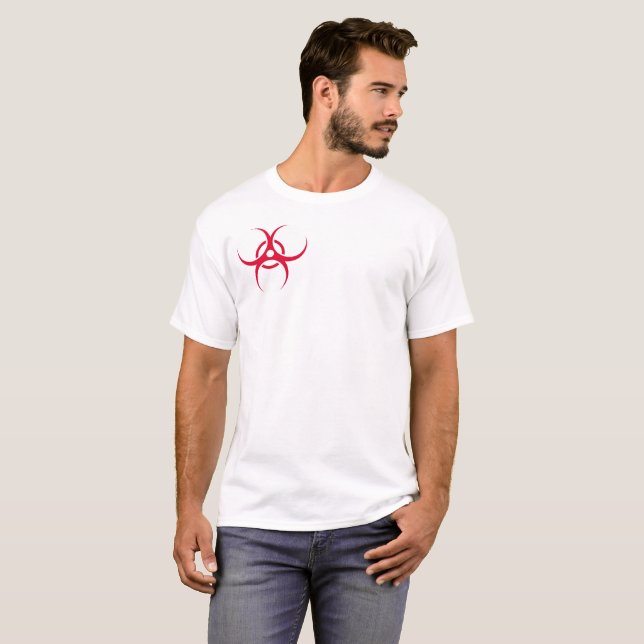 T-shirt Équipe officielle d'intervention en cas d'éclosion (Devant entier)