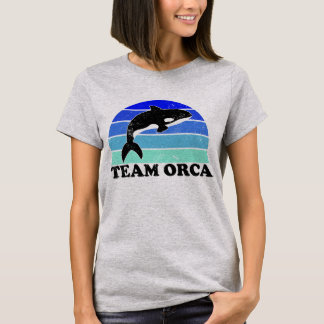 T-shirt Équipe Orca - Baleine Orques Mer Océan Rétro Couch