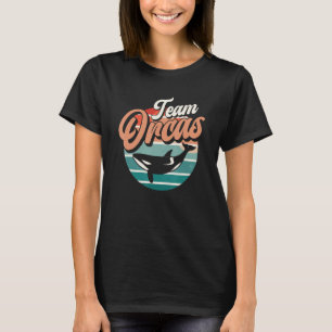 T-shirt Équipe Orcas Baleine Orca Protéger la mer
