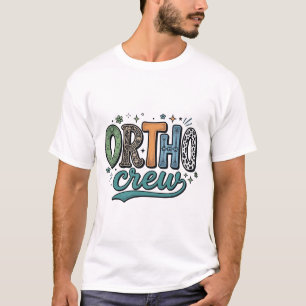 T-shirt Équipe Ortho Vintage Équipe Dentaire Vector Design