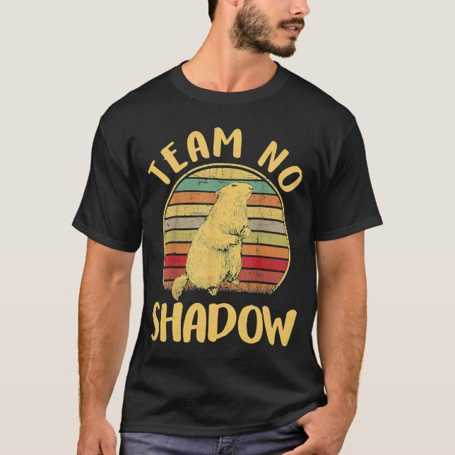 T-shirt équipe pas d'ombre pour les hommes femmes enfants  (Devant)