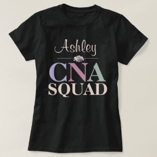T-shirt Équipe personnalisée d'aides-soignants certifiés