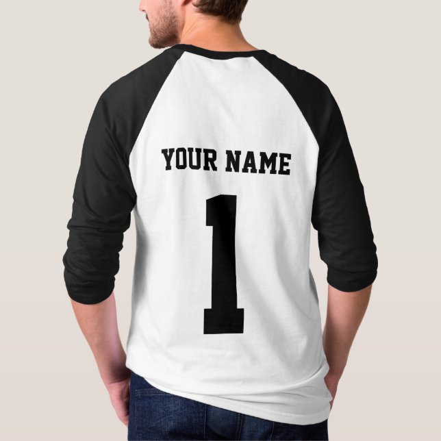 T-shirt Équipe personnalisée de famille de (Dos)