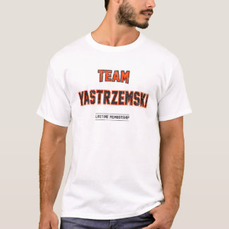 T-shirt Equipe Perturbée Yastrzemski Fiers Nom de famille 
