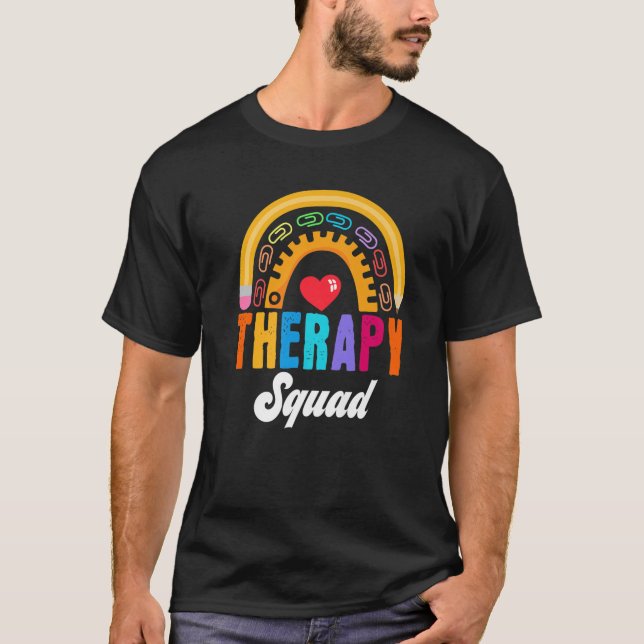 T-shirt Équipe Physique De L'Équipe De Thérapie Mignonne R (Devant)