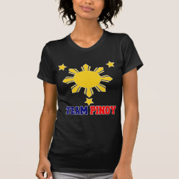 T-shirt Équipe Pinoy 3 étoiles et un Sun
