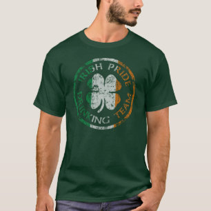 T-shirt Équipe potable de fierté irlandaise officielle