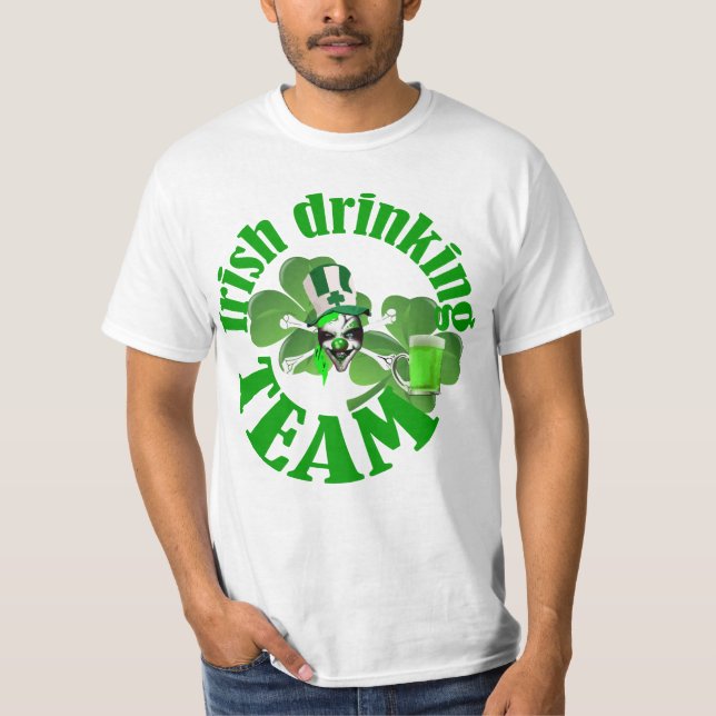 T-shirt Équipe potable du jour de St Patrick (Devant)