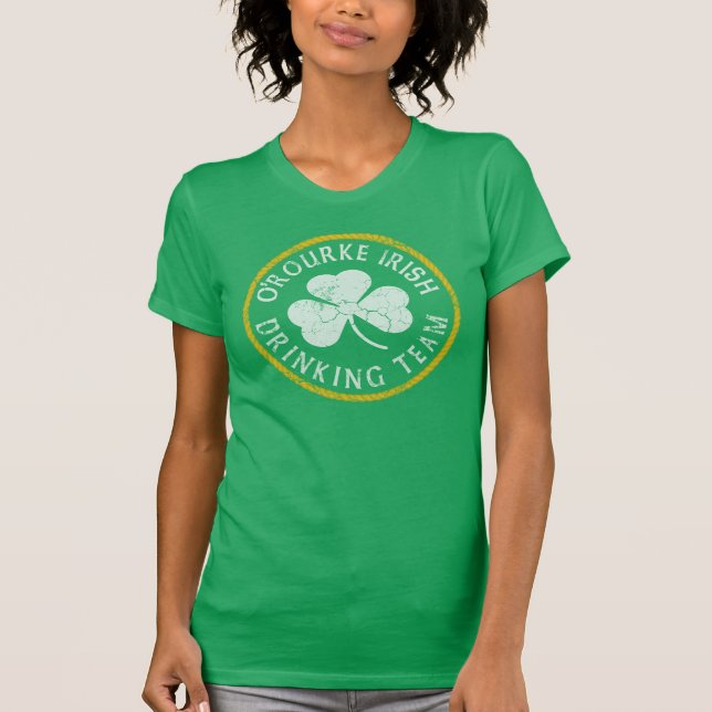 T-shirt Équipe potable irlandaise d'O'Rourke (Devant)