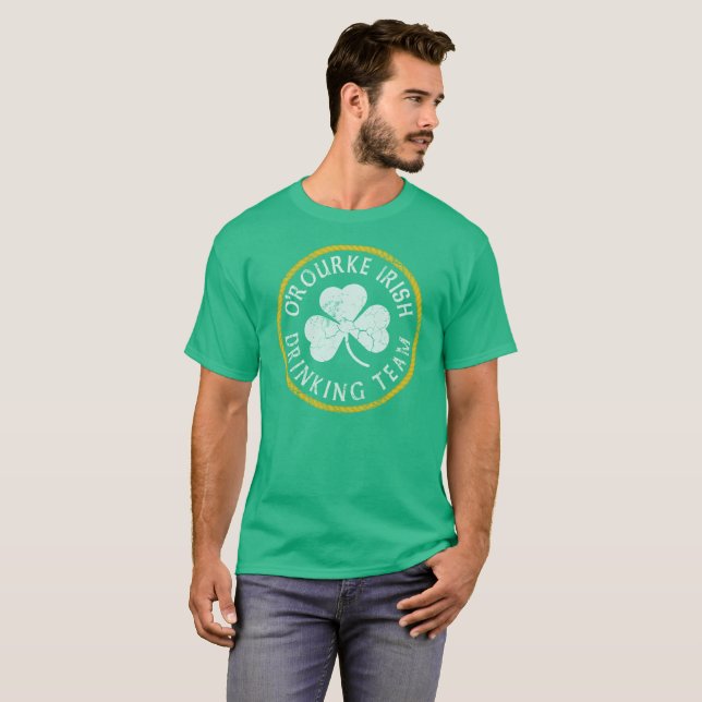T-shirt Équipe potable irlandaise d'O'Rourke (Devant entier)