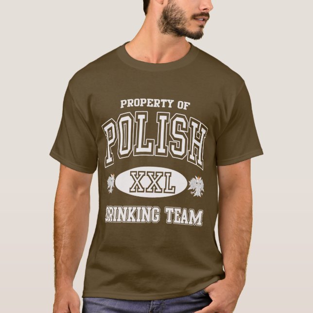 T-shirt Équipe potable polonaise (Devant)