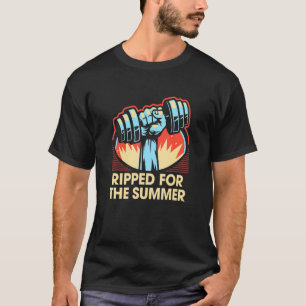 T-shirt Équipé Pour L'Exercice Été Salle De Fitness Humour