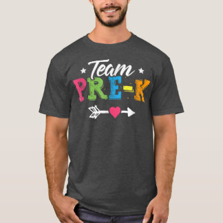 T-shirt Équipe Pré K Enseignant Étudiant Préscolaire Retou