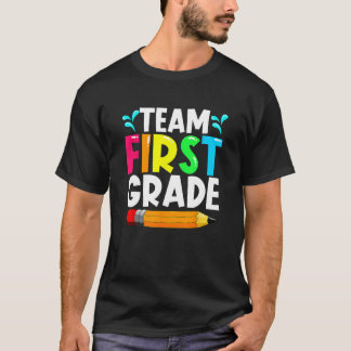T-shirt Équipe Première Année Retour À L'École 1ère Année 