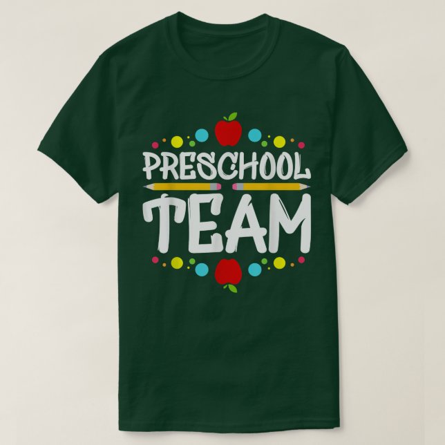 T-shirt Équipe préscolaire I PréK  (Design devant)