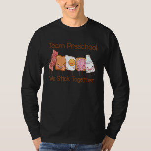 T-shirt Équipe préscolaire Nous Sticks Ensemble Beurre D'A