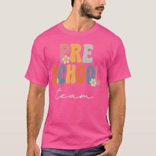 T-shirt Équipe préscolaire Super Retour à l'école Maîtres
