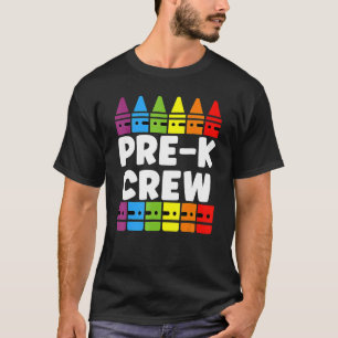 T-shirt Équipe Préscolaire Tribe Pré K Retour À L'École En
