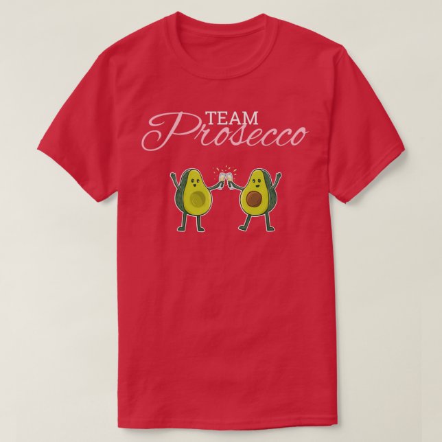 T-shirt Équipe Prosecco JGA accessoires célibataires 1 (Design devant)