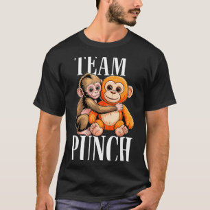 T-shirt Équipe punch - bébé singe mignon Équipe punch - bé