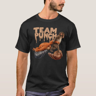 T-shirt Équipe Punch Égouttant Singe Japonais
