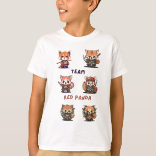 T-shirt Équipe Red Panda Samauri