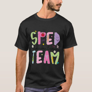 T-shirt Équipe rétro d'éducation spéciale Équipe de rêve g