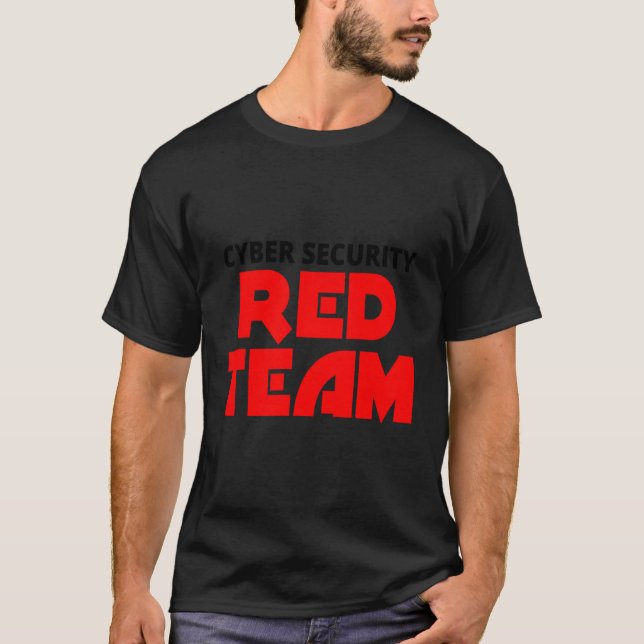 T-shirt Équipe Rouge Cyber Sécurité Ceh Hacking Hommes Hac (Devant)