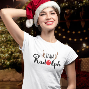 T-shirt Équipe Rudolph - Logo d'équipe de Noël