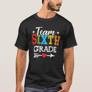 T-shirt Équipe Sixième Année Funny 6E Retour À L'École Ens