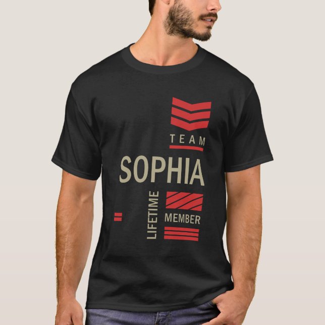 T-shirt Équipe Sophia Gift (Devant)