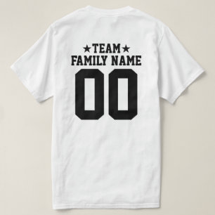 T-shirt Équipe sportive personnalisée et personnalisée Jer