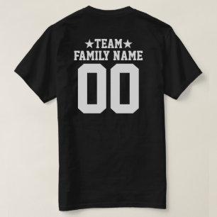 T-shirt Équipe sportive personnalisée et personnalisée Jer