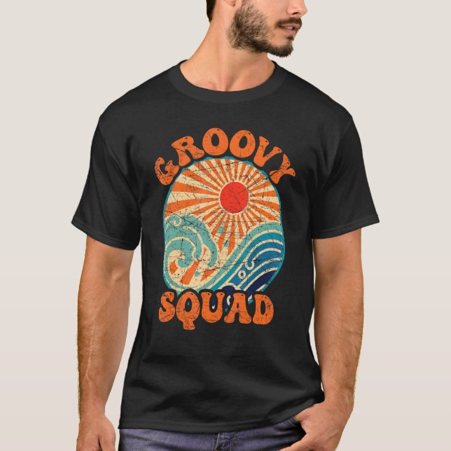 T-shirt Équipe super les années 70 Nostalgie esthétique Re (Devant)