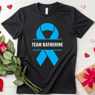 T-shirt Équipe sur le cancer de la prostate personnalisée 