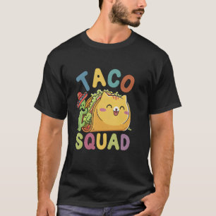 T-shirt Équipe Taco de Chat Cinco De Mayo Fête Mexicaine F