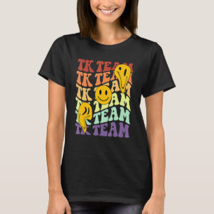 T-shirt Équipe Tk rétro sourire face retour à l'école