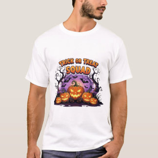 T-shirt Équipe Trick or Treat – Hall lumineux drôle de cit