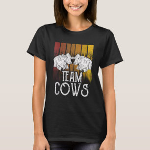 T-shirt Équipe Vaches Animaux Vache ferme